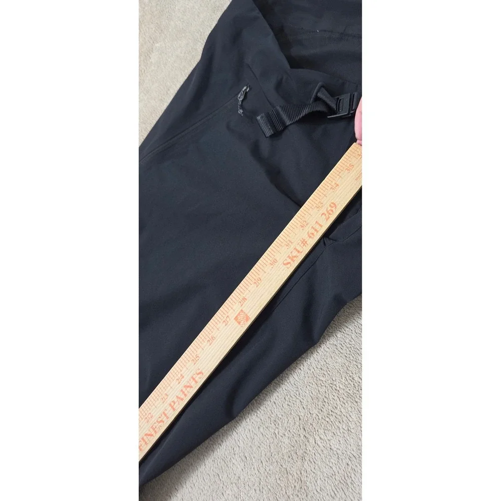 The North Face Summit Series Belted Pants Men's 36x32 Black Stretch Hiking EUC